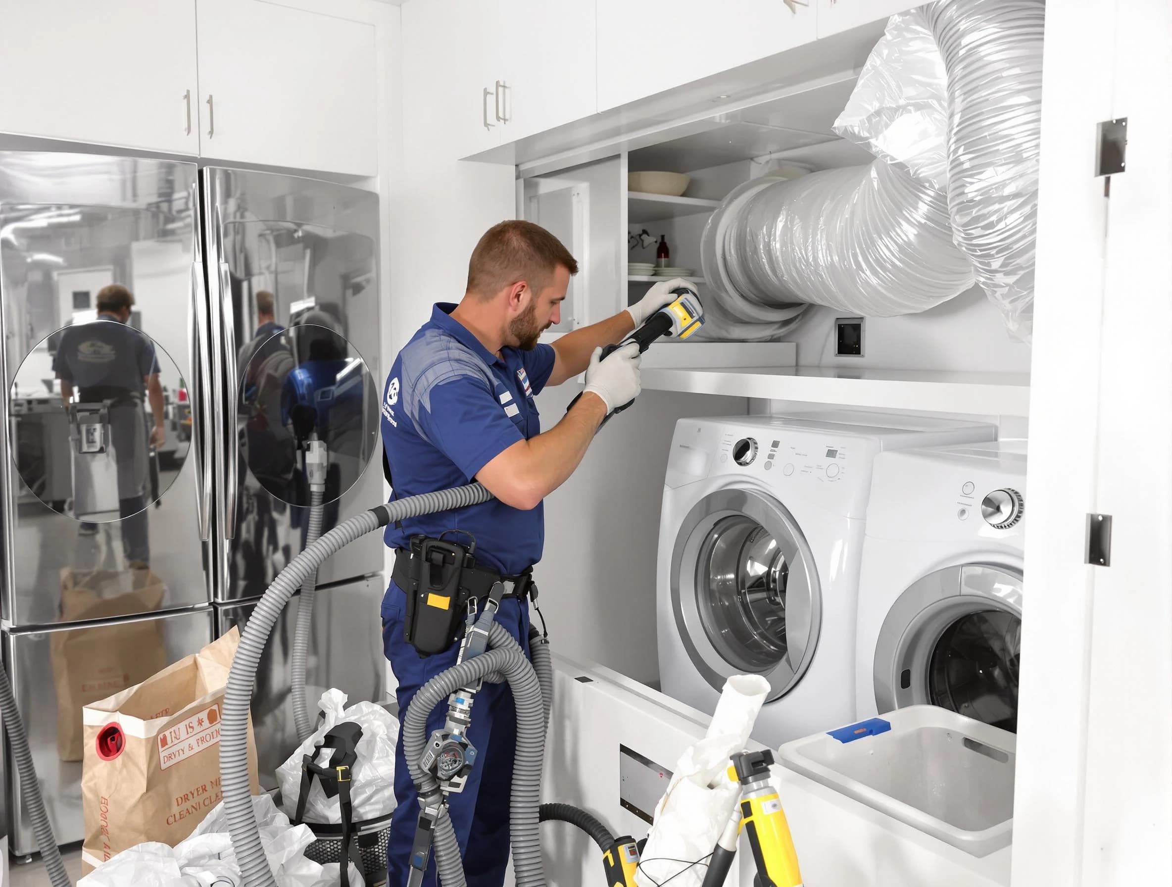Professional duct cleaning by Moore Dryer Vent Cleaning in Moore