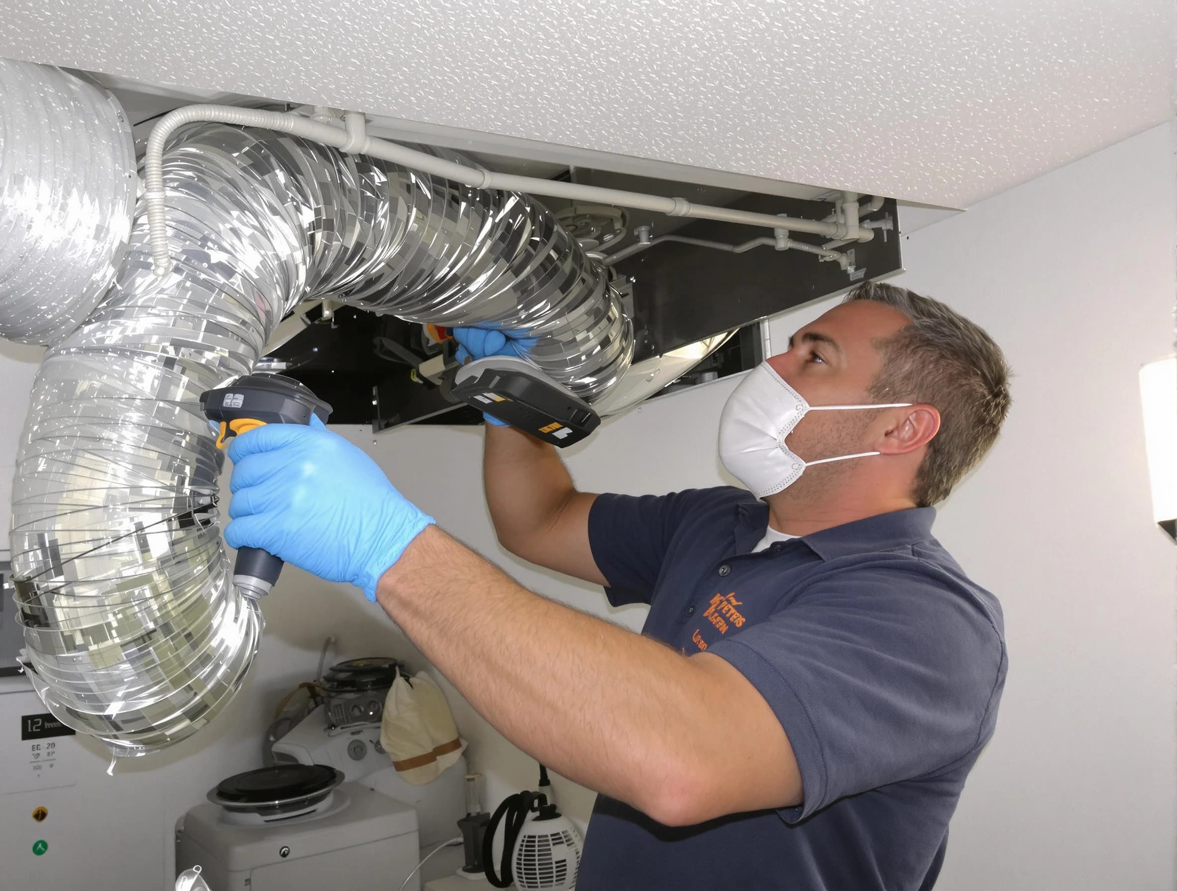 Moore Dryer Vent Cleaning professional performing thorough residential dryer vent cleaning in Moore
