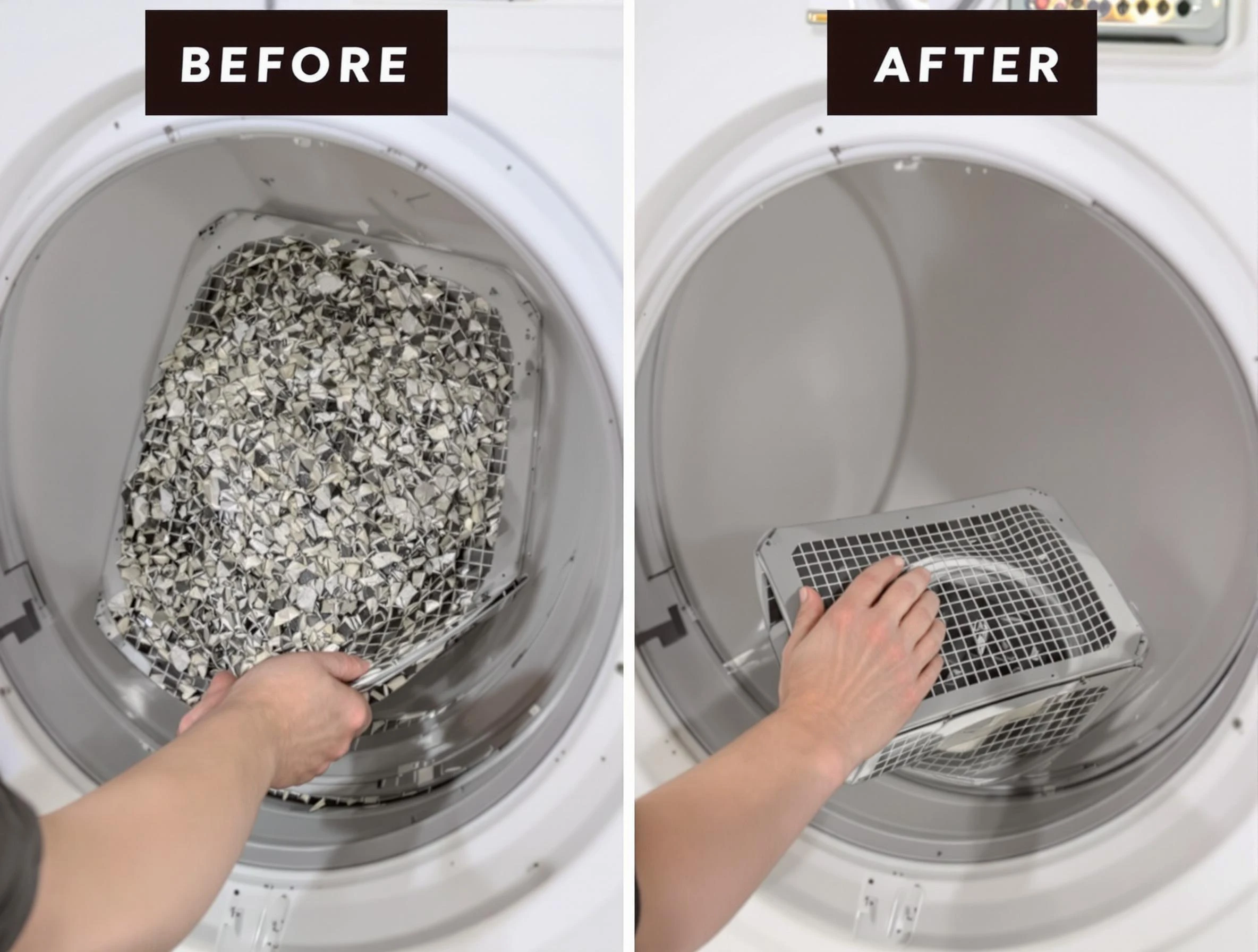 Professional lint trap cleaning by Moore Dryer Vent Cleaning in Moore