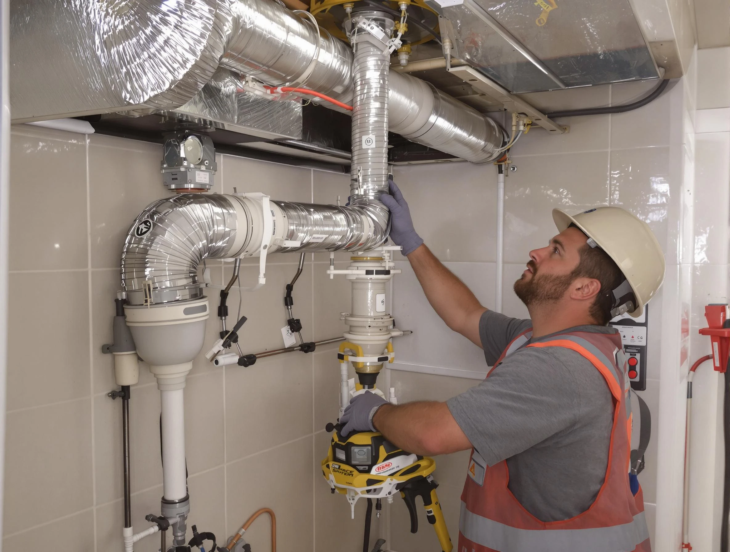 Moore Dryer Vent Cleaning expert performing professional dryer vent repair and installation in Moore