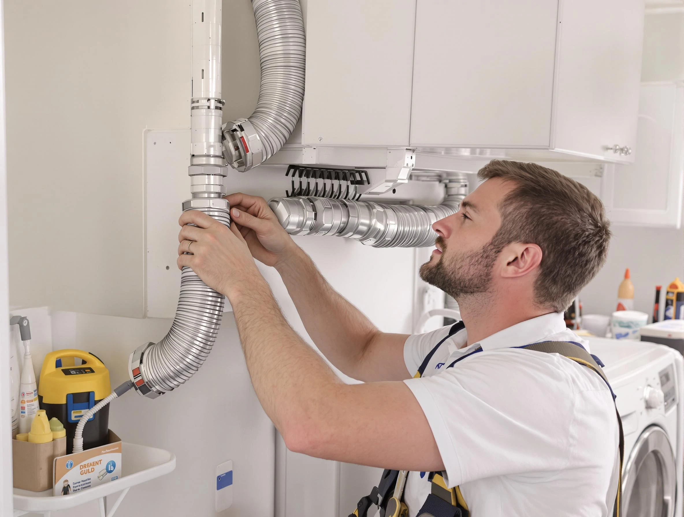 Professional dryer vent repair and installation by Moore Dryer Vent Cleaning in Moore