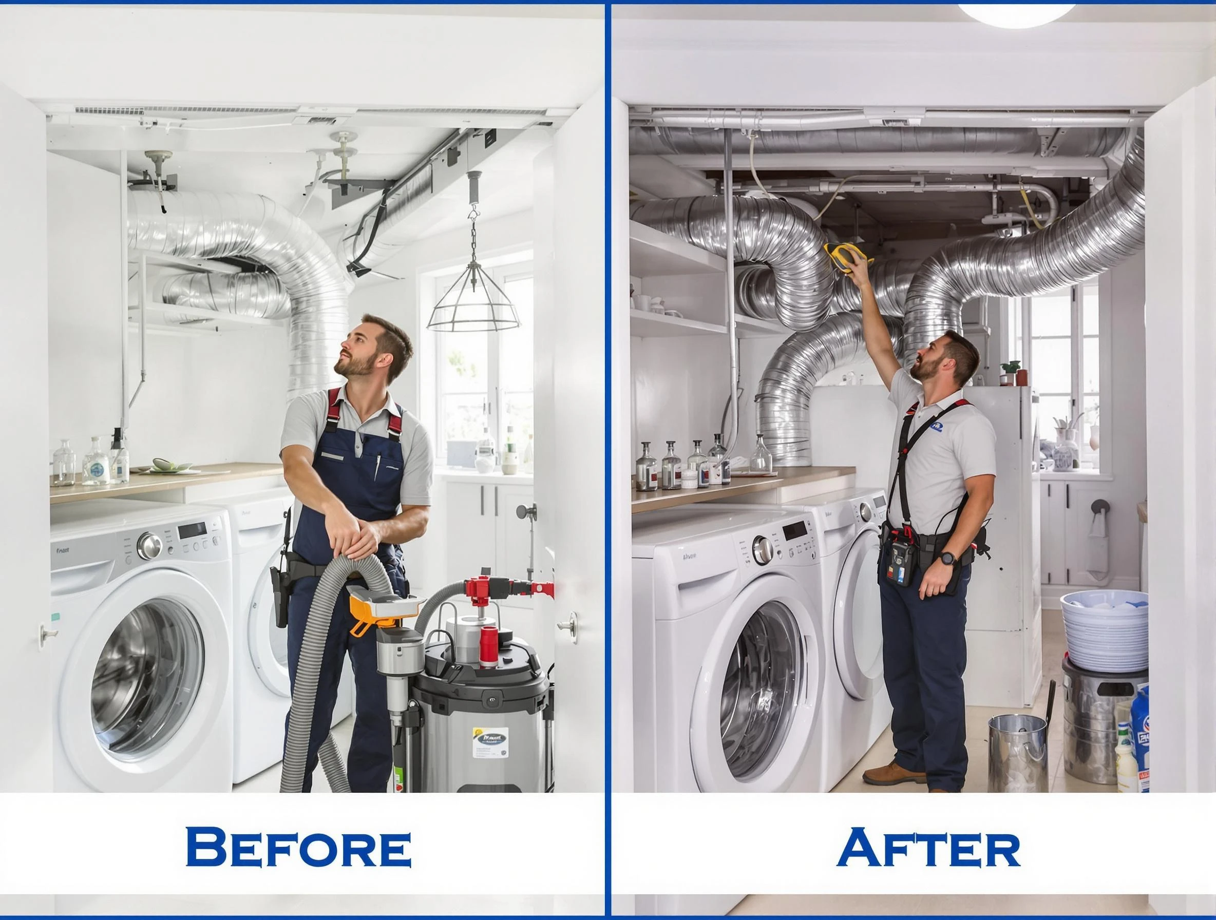 Expert gas dryer vent cleaning by Moore Dryer Vent Cleaning in Moore