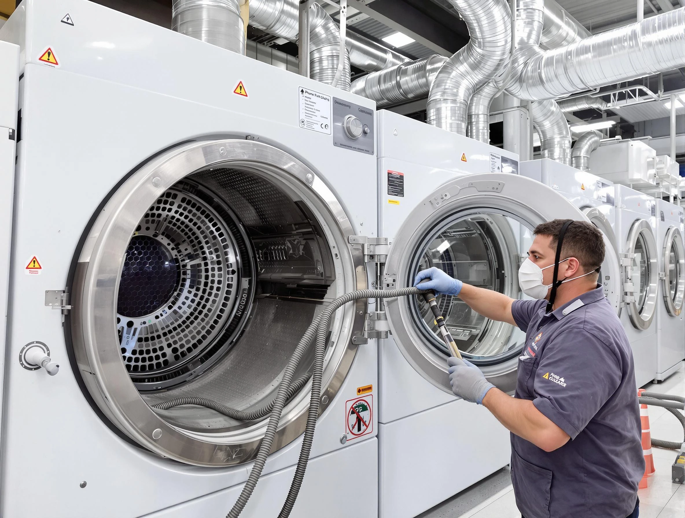 Industrial-grade dryer vent cleaning by Moore Dryer Vent Cleaning in Moore